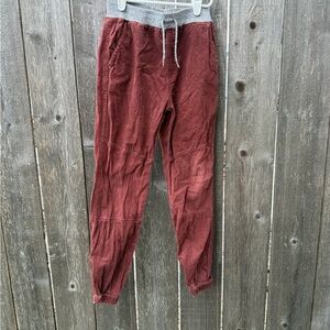 Size 10 Peek Rust Corduroy Joggers